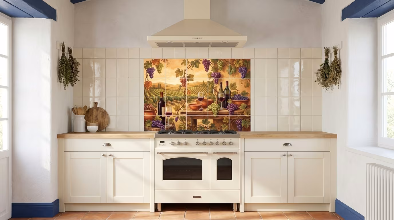 A Good Red - Tile Mural - Image 2