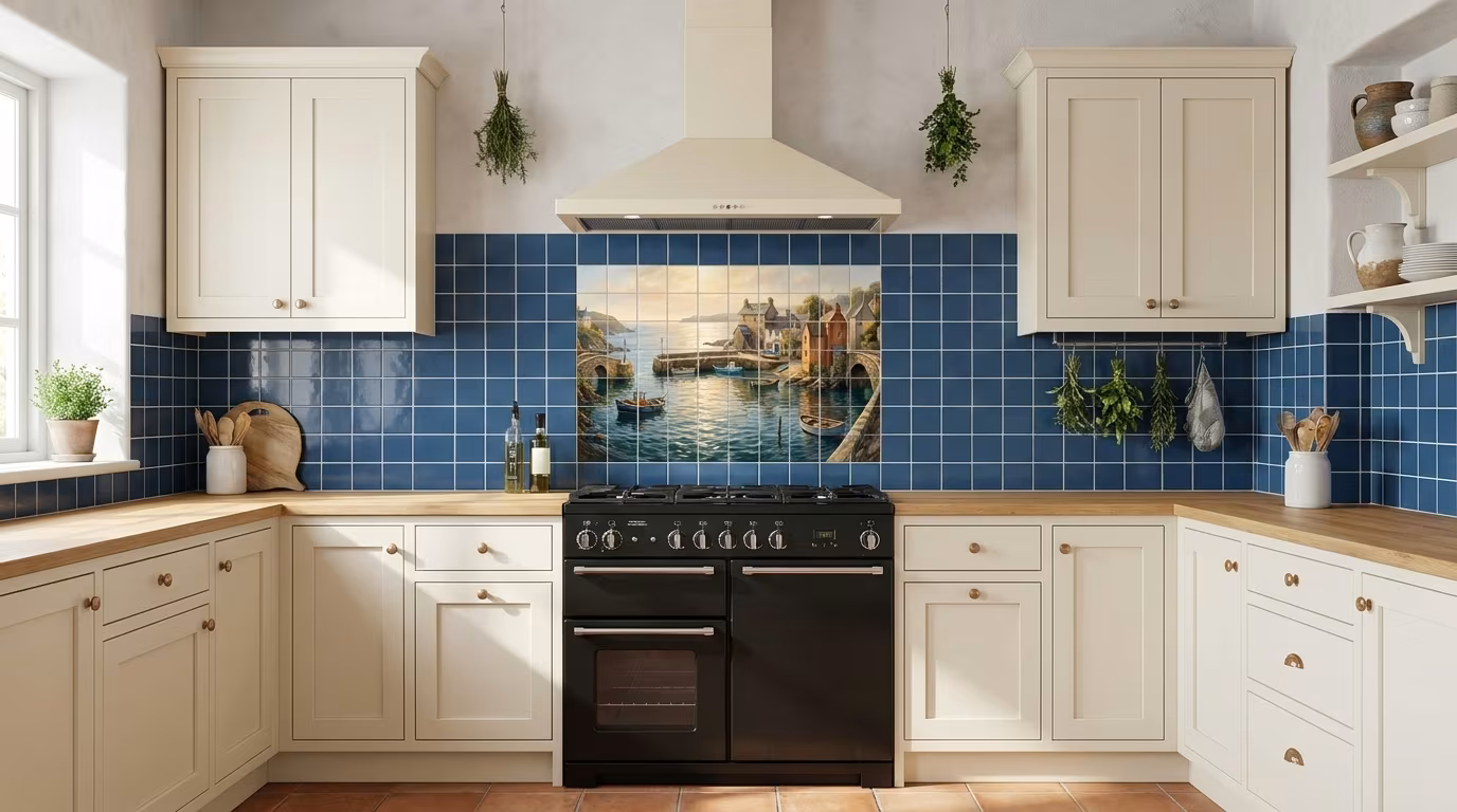 Afternoon Pont Aven - Tile Mural - Image 2