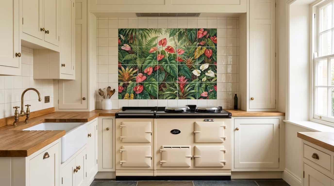 Anthurium - Tile Mural - Image 2