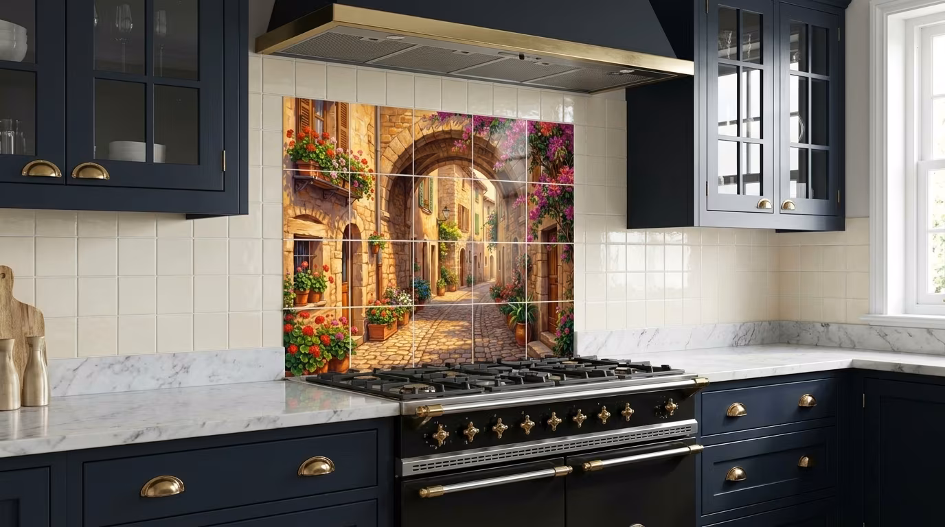 Arch De Cagnes - Tile Mural - Image 2