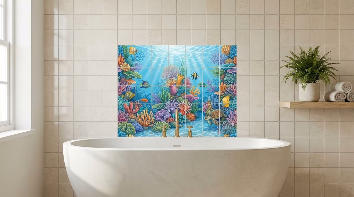 Aspects Water 1 - Tile Mural - Image 2