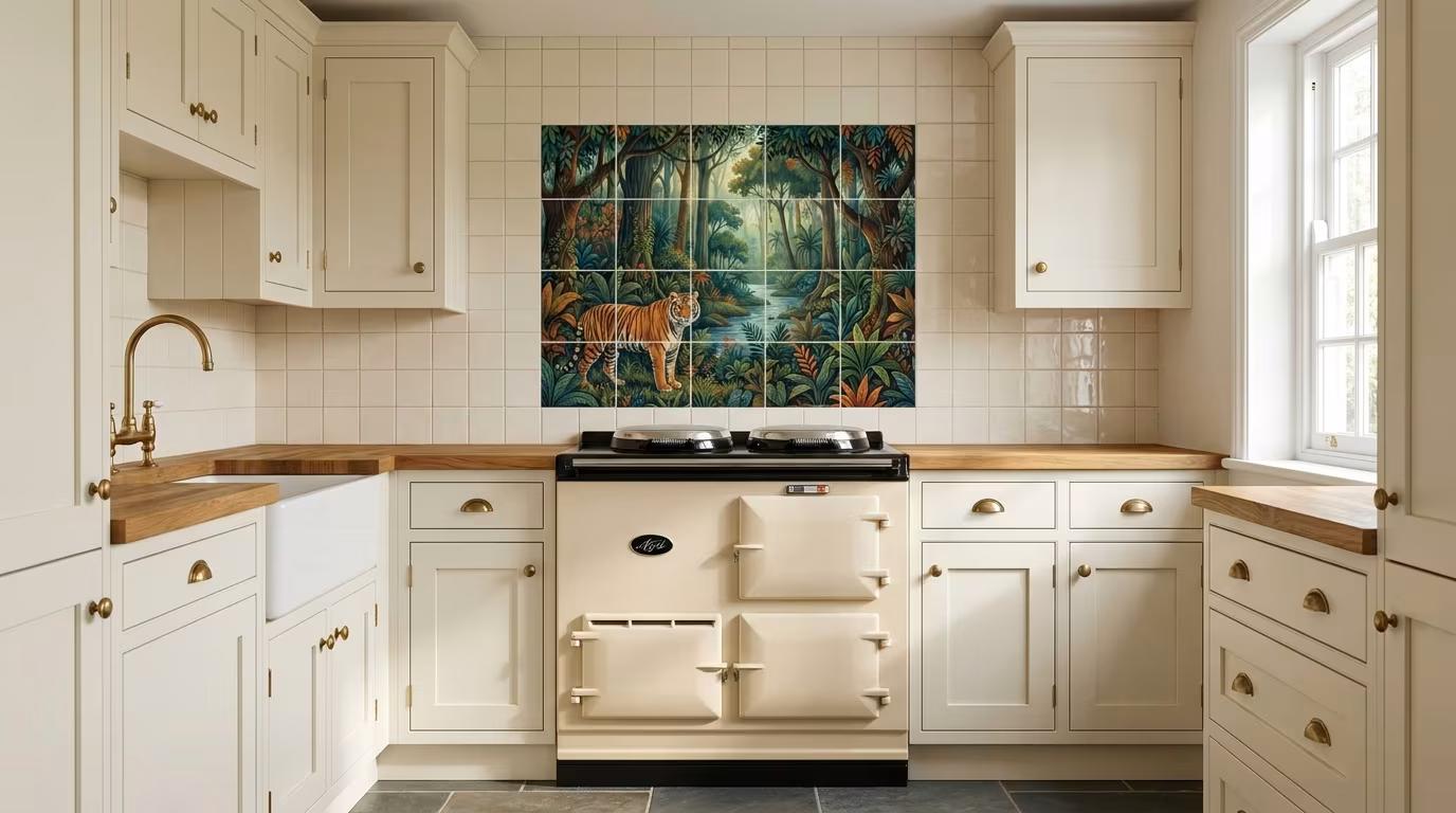Bengal Beauty - Tile Mural - Image 2