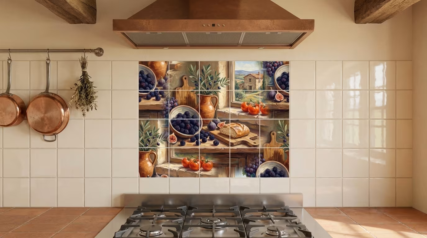 Blackberries - Tile Mural - Image 2