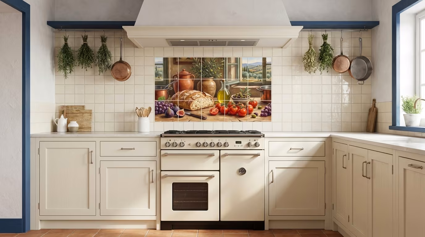 Bread Study - Tile Mural - Image 2