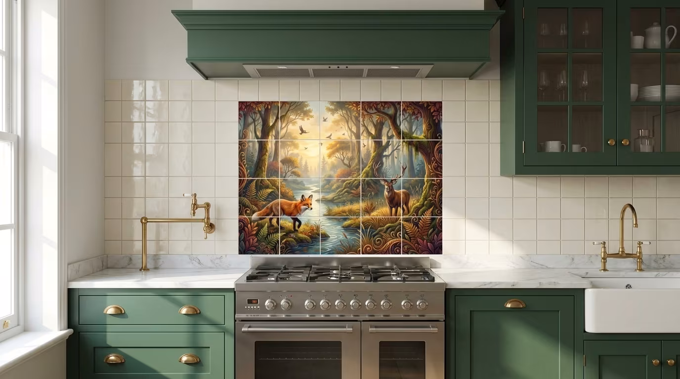 Break of Dawn - Porcelain Tile Mural - Image 2