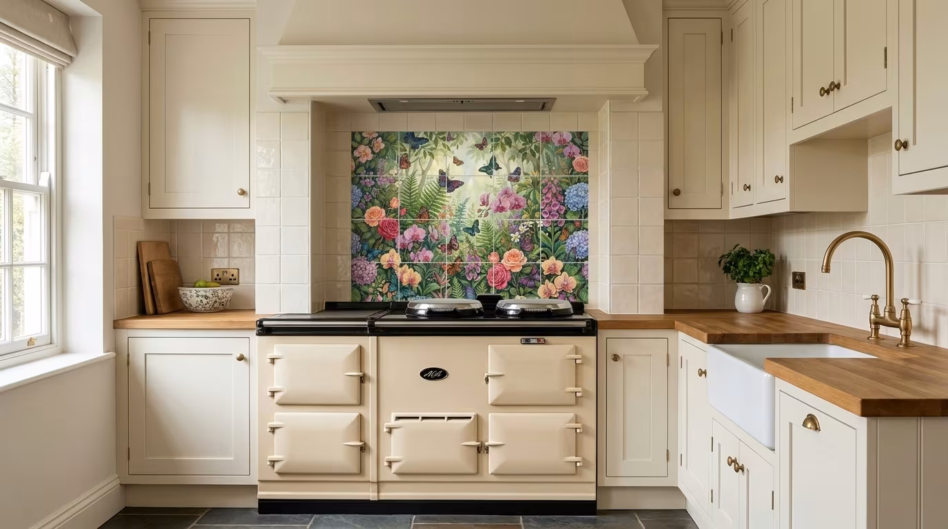 Butterfly Dreams tile mural