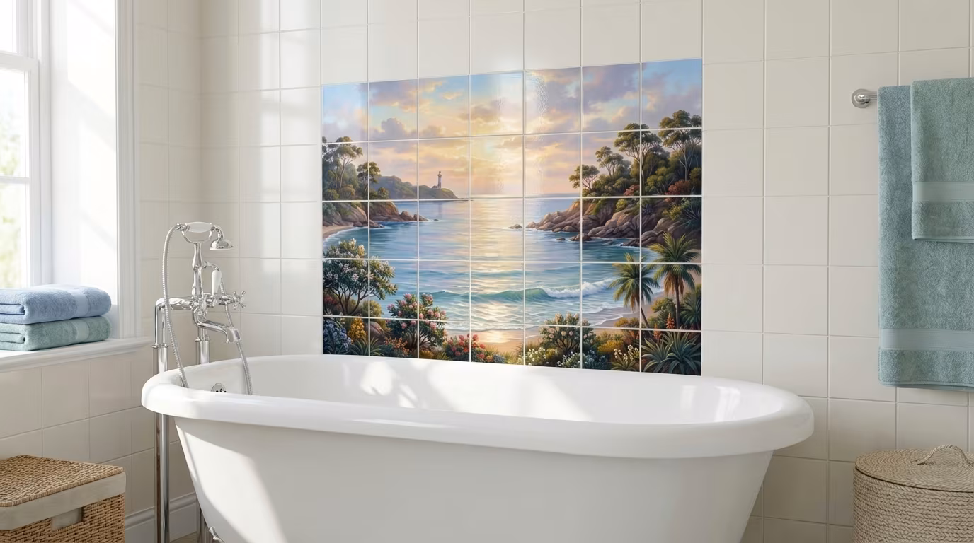Cape Paradise tile mural