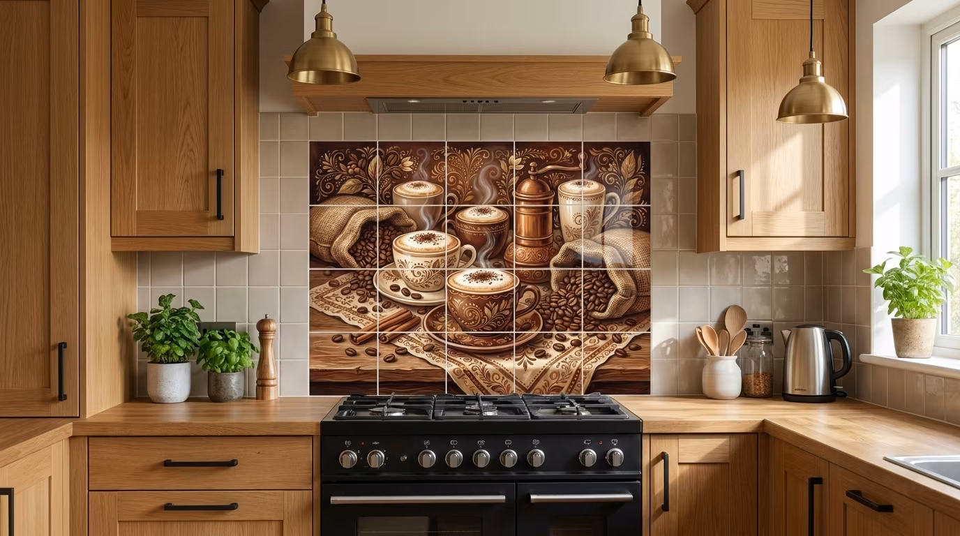 Cappuccino - Tile Mural - Image 2