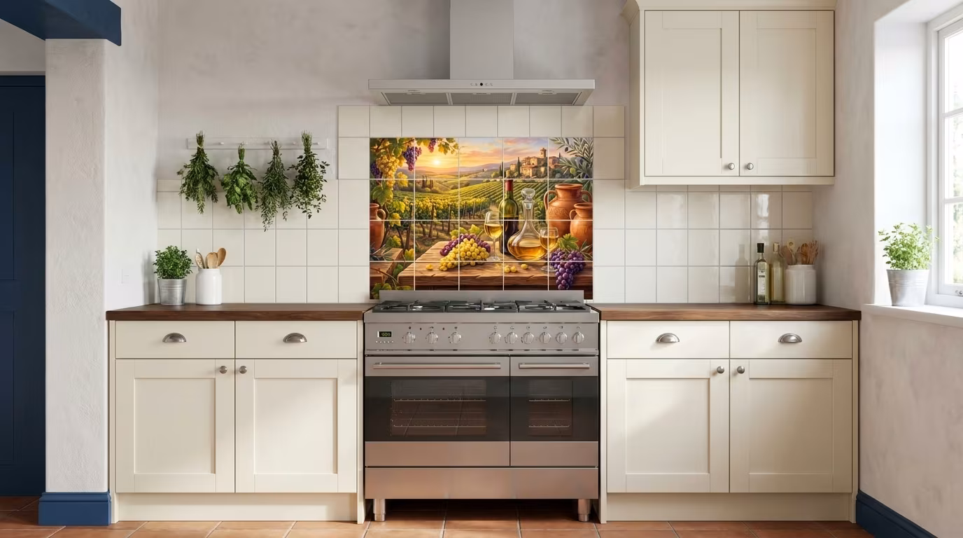 Chardonnay - Tile Mural - Image 2