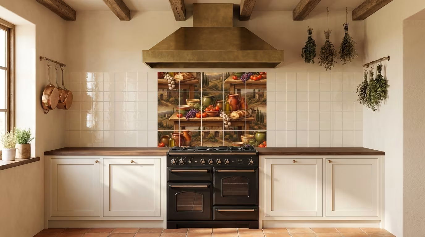 Chefs On The Go tile mural