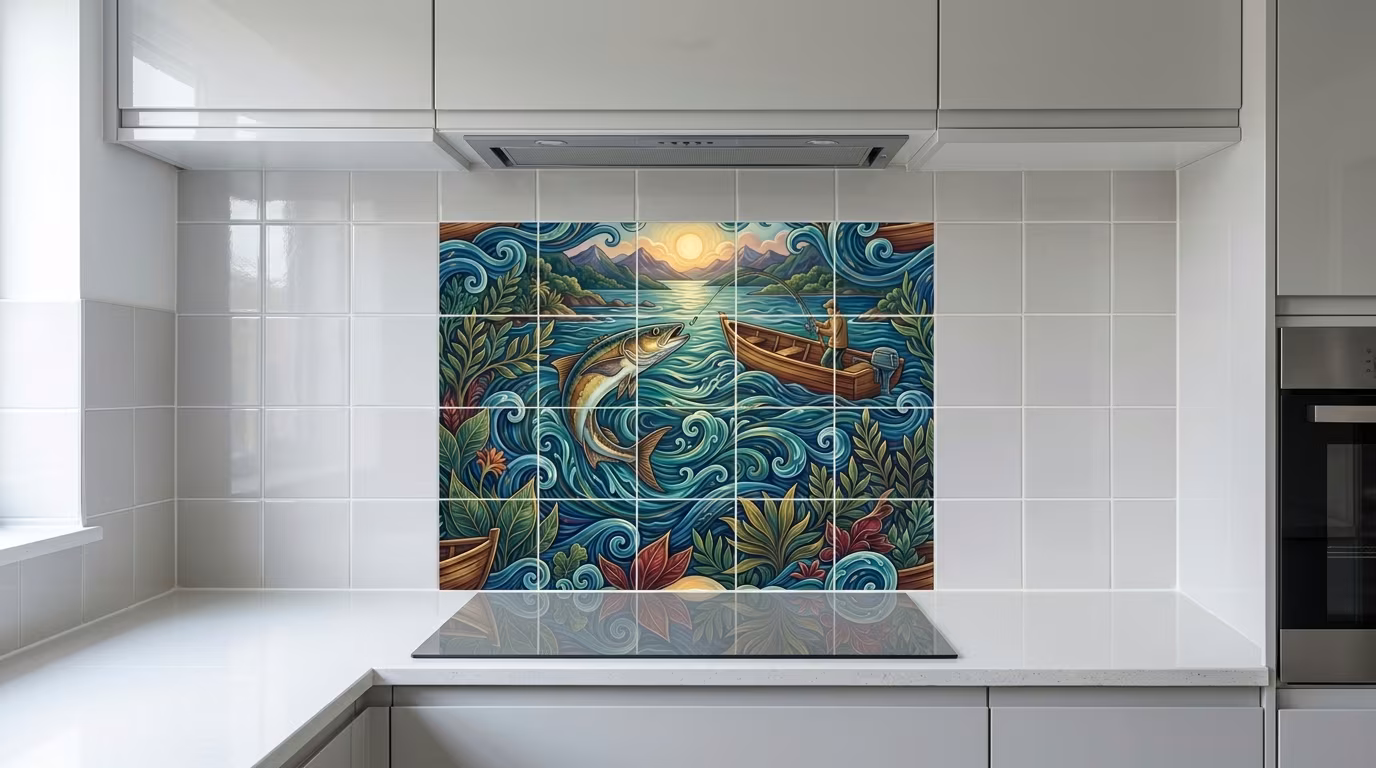 Cobia Quest - Tile Mural - Image 2