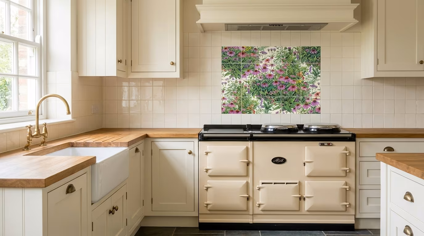 Coneflower Of Choice 2 - Tile Mural - Image 2