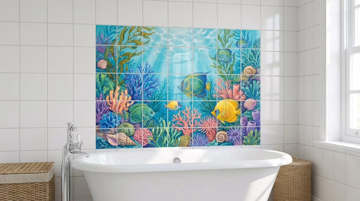 Coquillage 3 - Tile Mural - Image 2