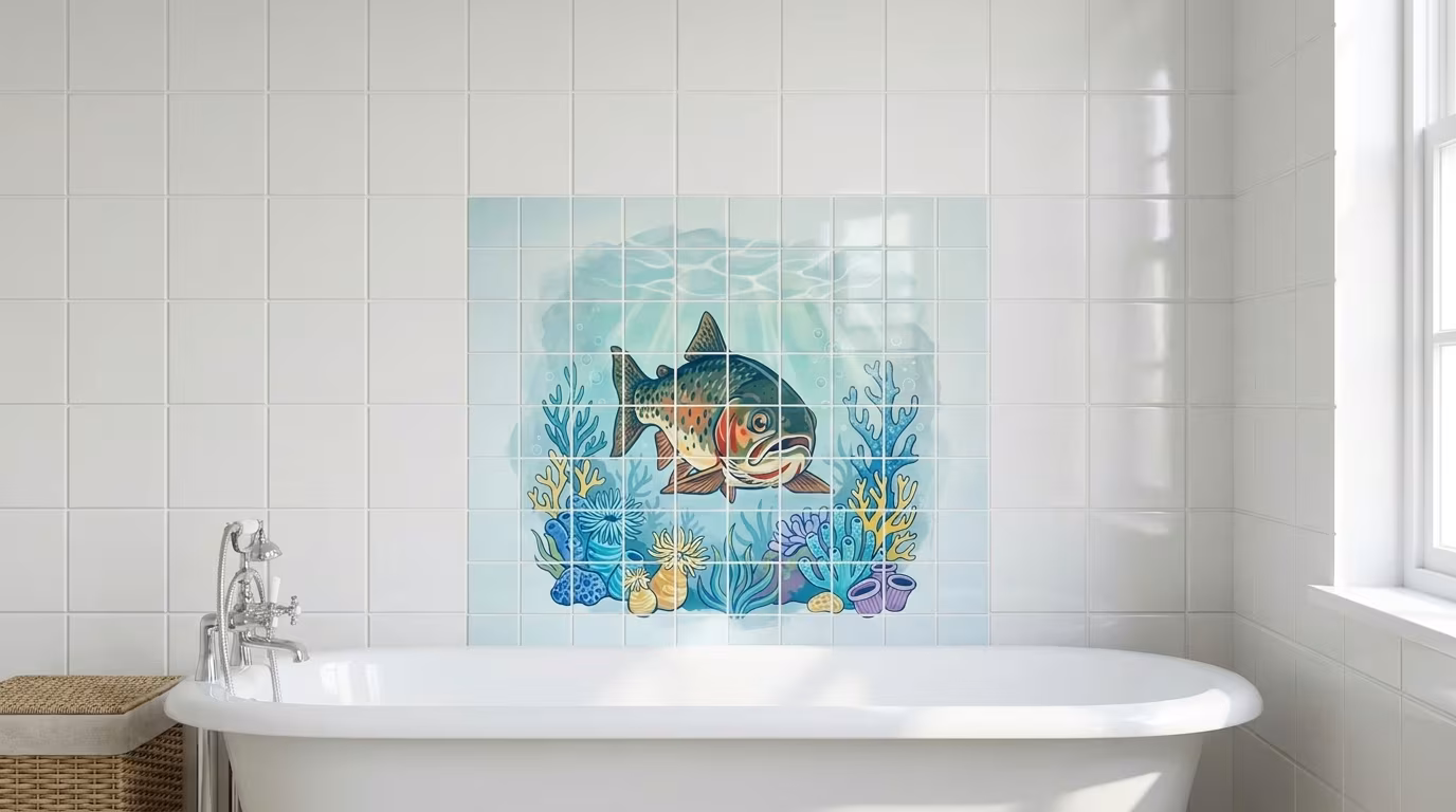 Cutthroat Trout - Accent Tile - Image 2