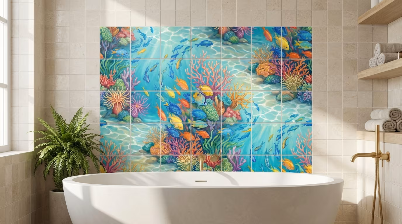 Damsel Dance - Tile Mural - Image 2