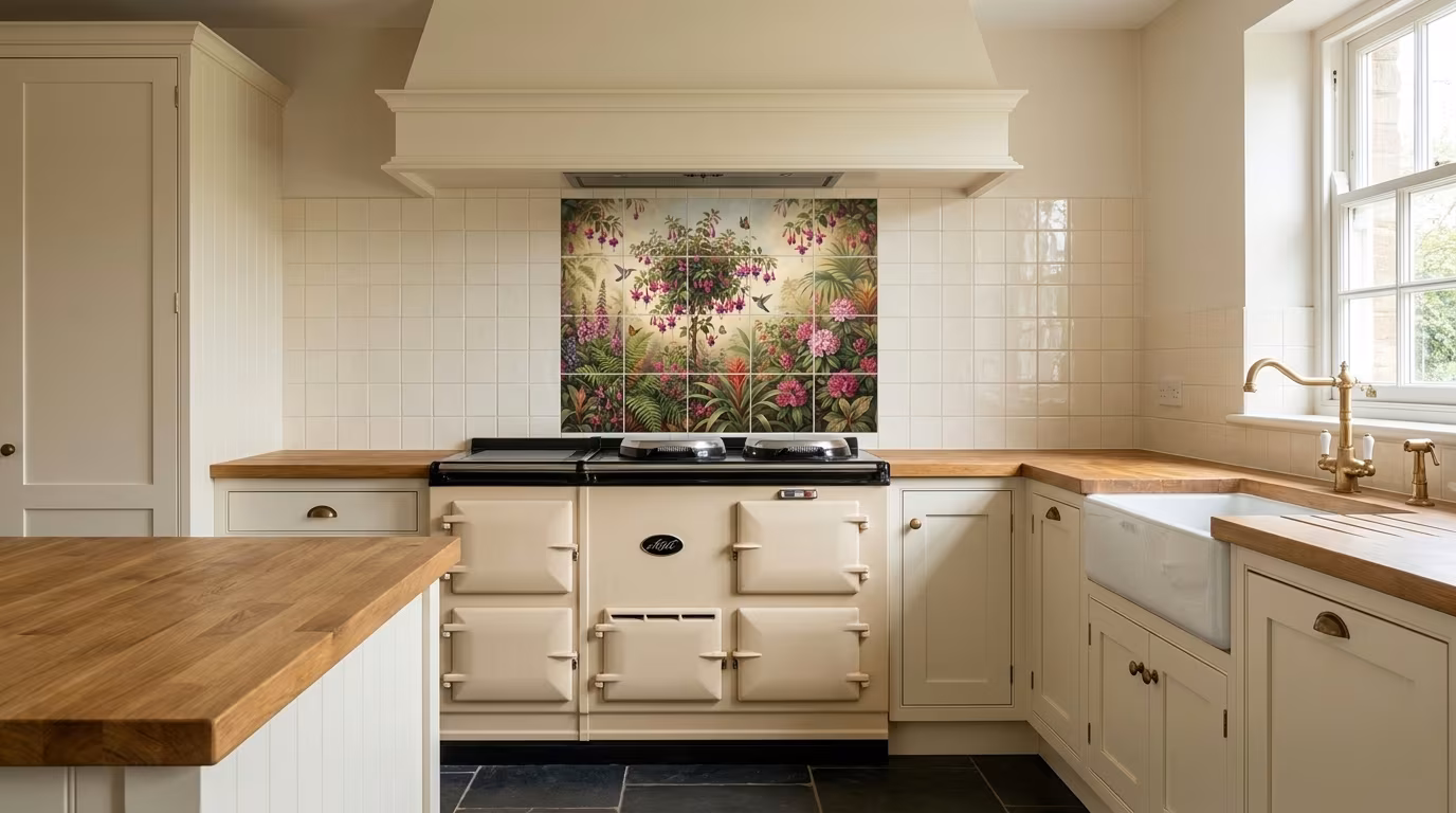 Delightful Fushia - Tile Mural - Image 2