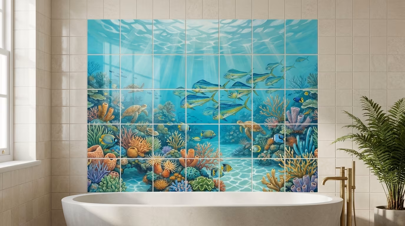 Dorado Rip - Tile Mural - Image 2