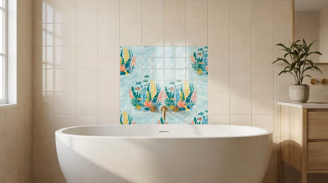 Emerald Reef II - Accent Tile - Image 2