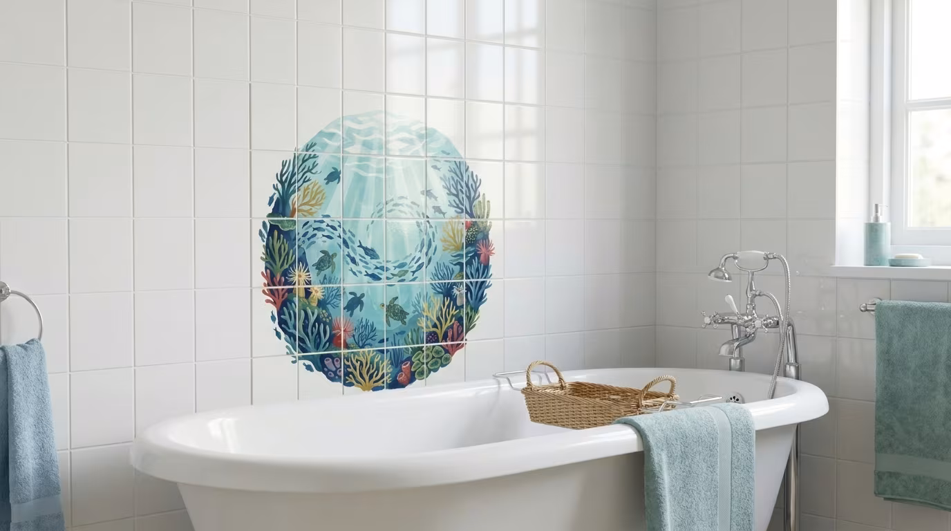Emerald Reef III - Accent Tile - Image 2