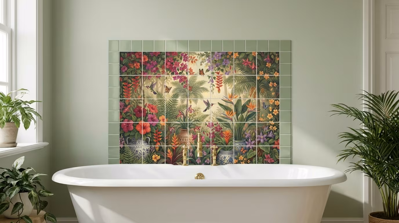 Fiesta 1 - Tile Mural - Image 2