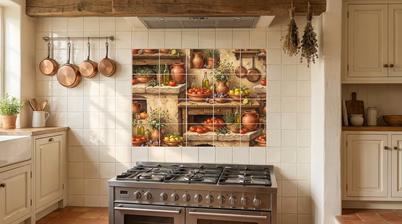 Fragrant Memories - Tile Mural - Image 2