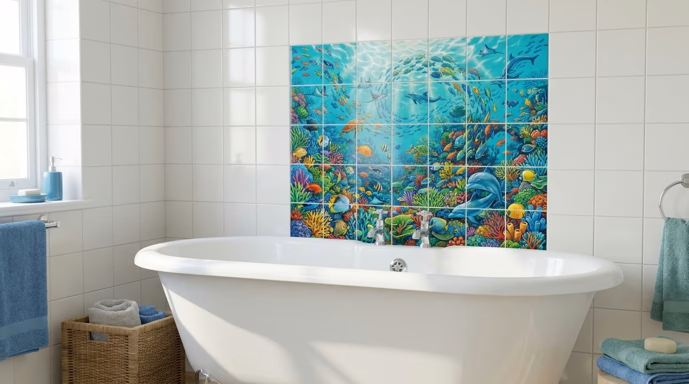 Frenzy - Tile Mural - Image 2