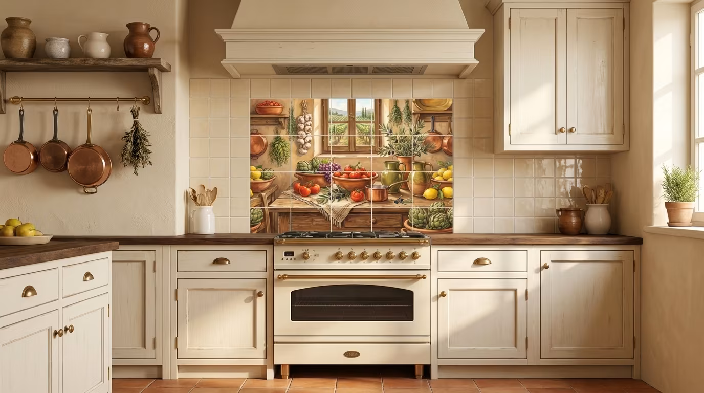 Garden Melody - Tile Mural - Image 2