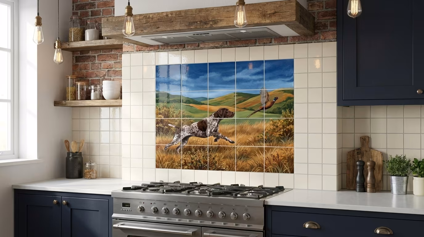 German Short Hair - Tile Mural - Image 2