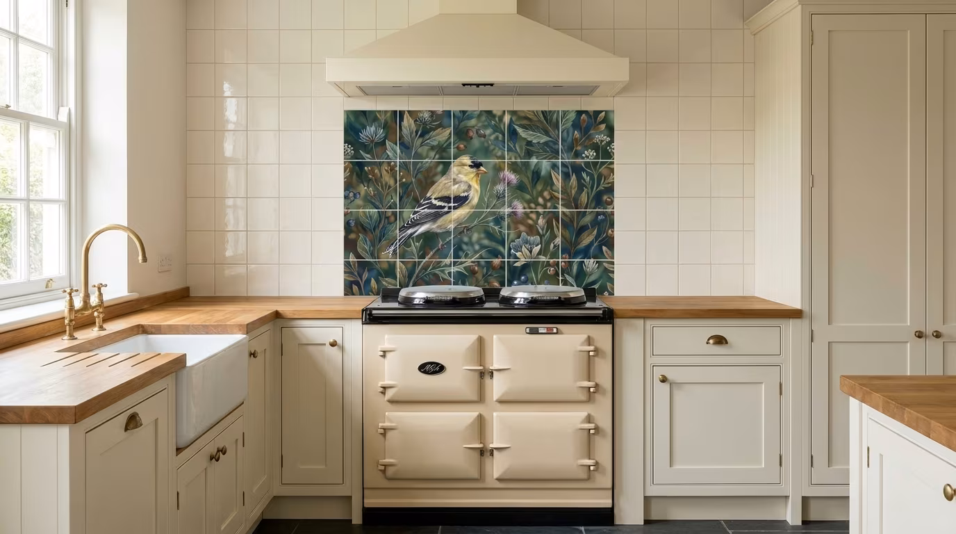 Goldfinch I - Tile Mural - Image 2