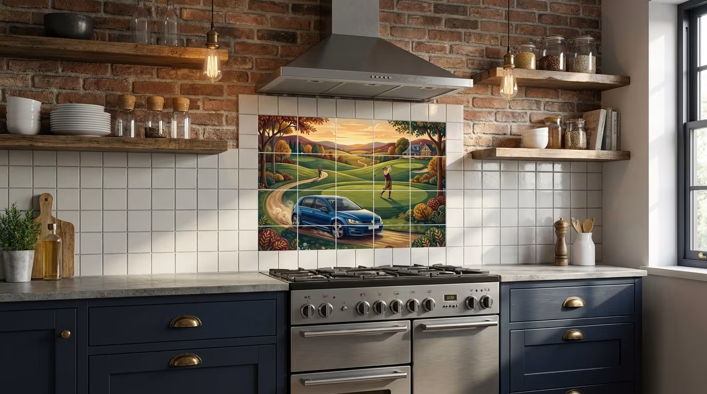 Golf 7 - Porcelain Tile Mural - Image 2