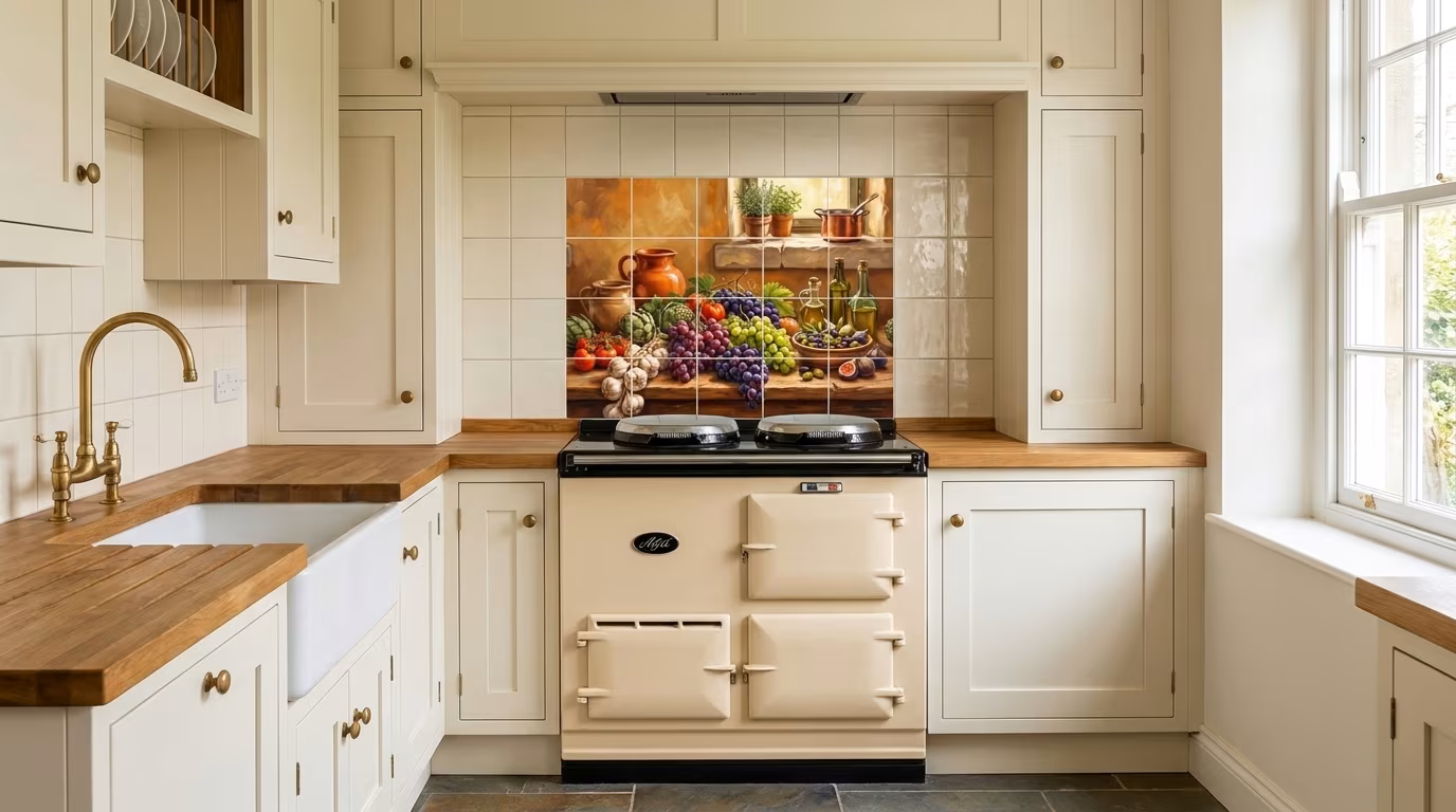 Grape Bounty - Tile Mural - Image 2