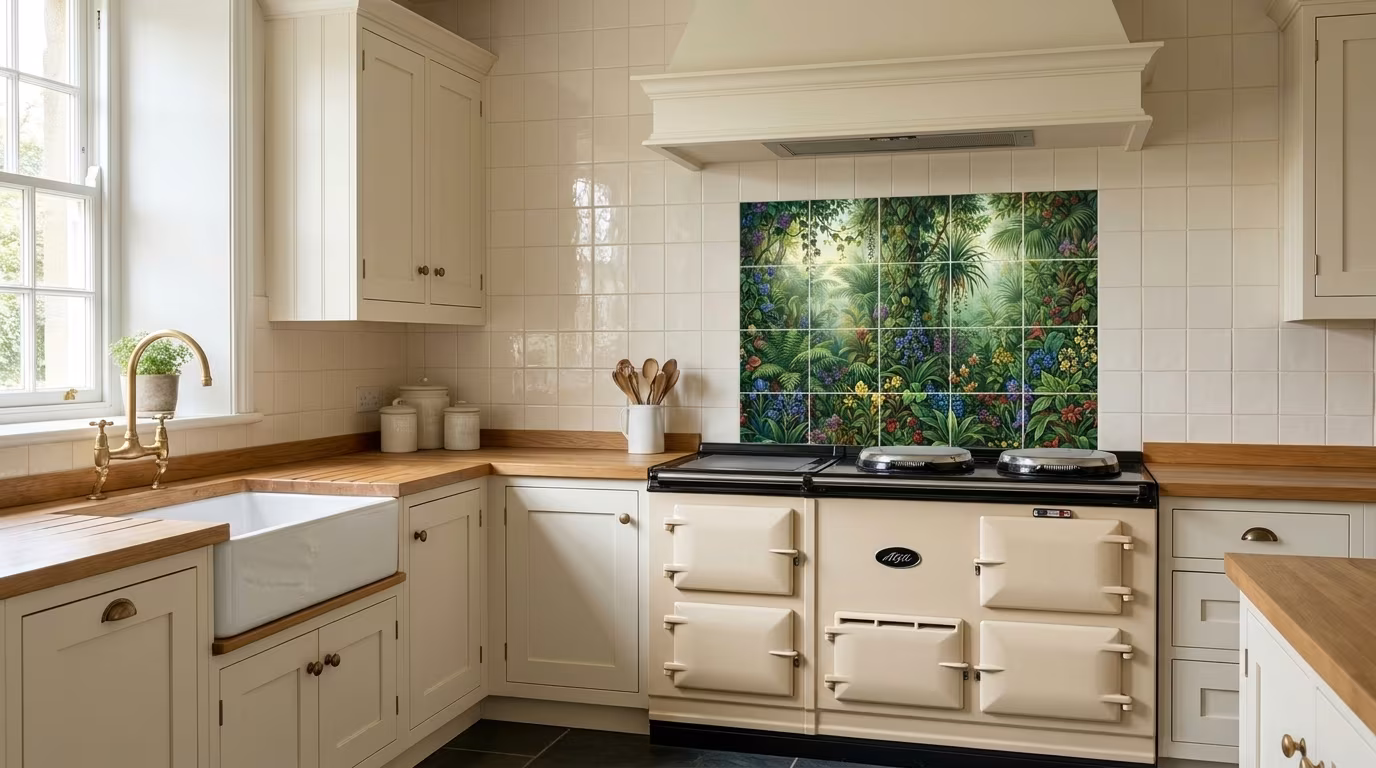 Green with Envy - Tile Mural - Image 2