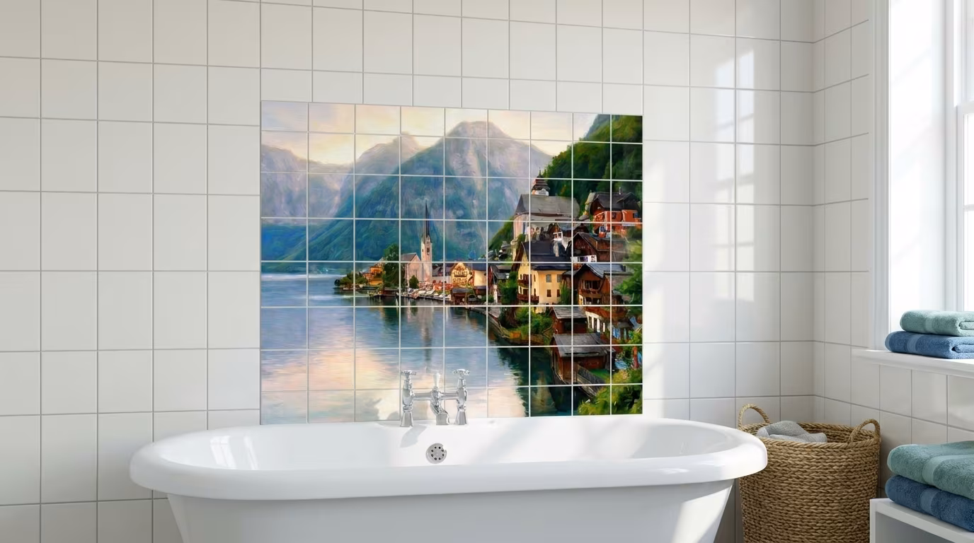 Hallstatt Austria - Tile Mural - Image 2