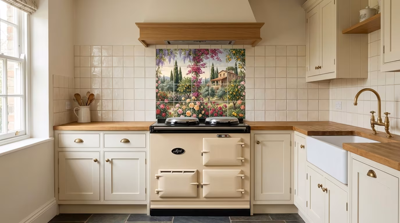 Holiday in Tuscany - Tile Mural - Image 2