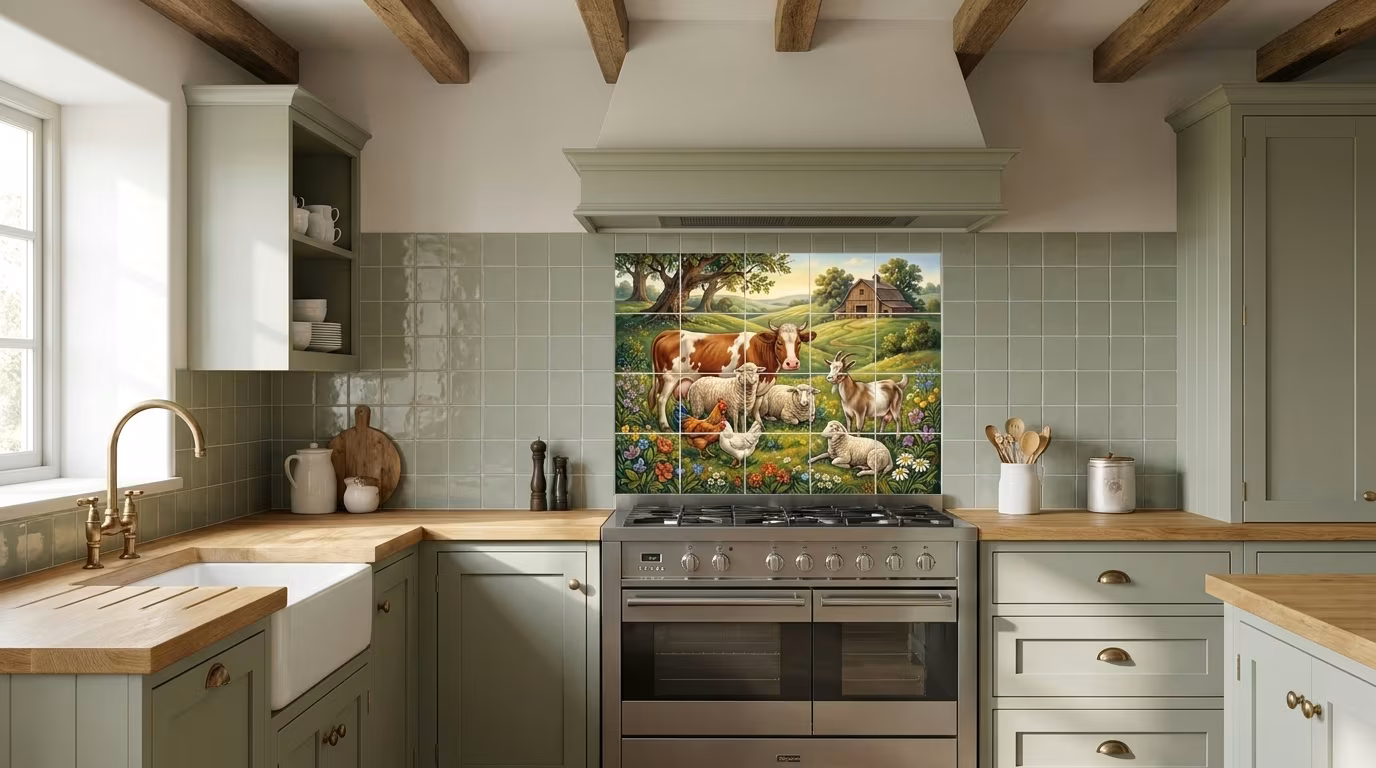 Home Grown - Porcelain Tile Mural - Image 2