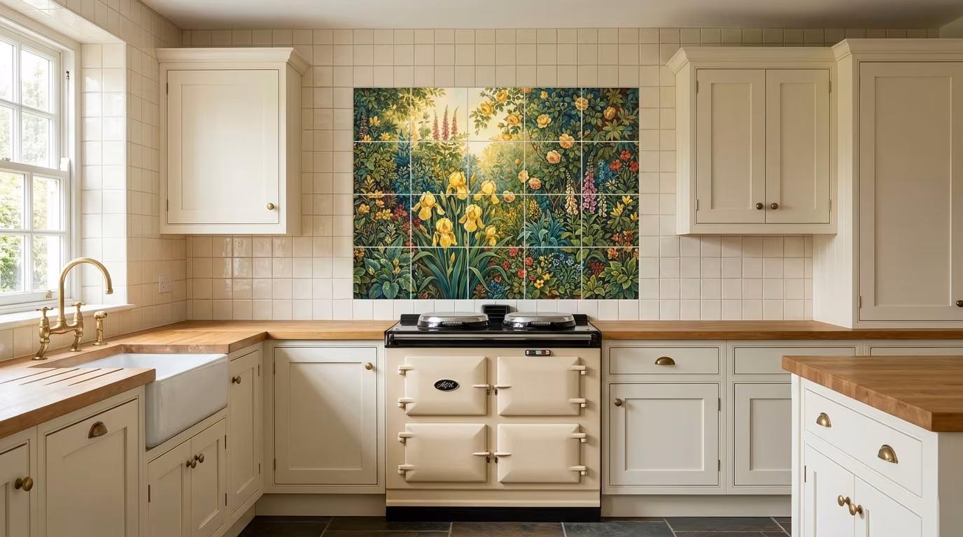 Iris-Y - Tile Mural - Image 2