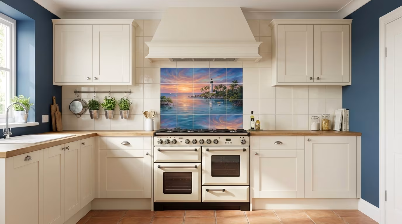 Key West Lighthouse - Tile Mural - Image 2