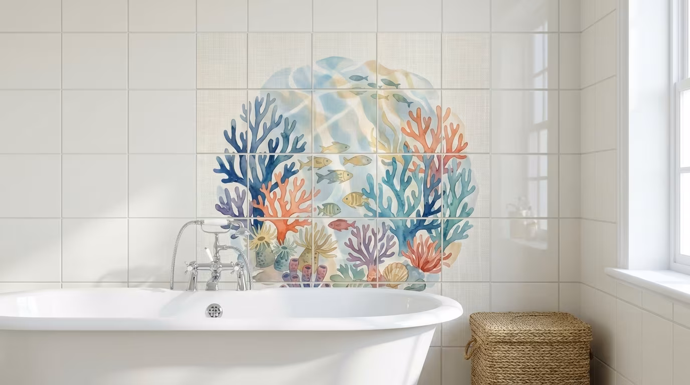 Linen Shells IV - Accent Tile - Image 2