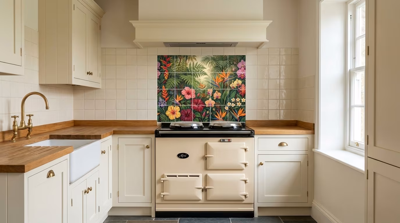 Local Color tile mural