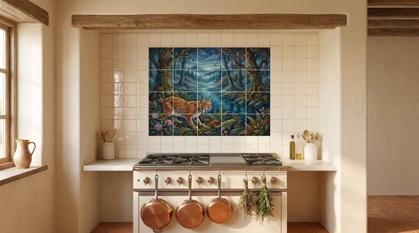 Locked II - Tile Mural - Image 2