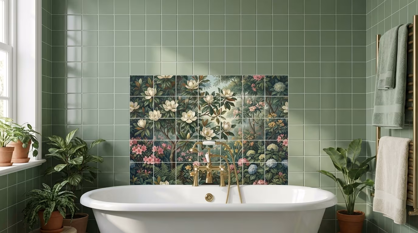 Magnolia Grandaflora - Tile Mural - Image 2