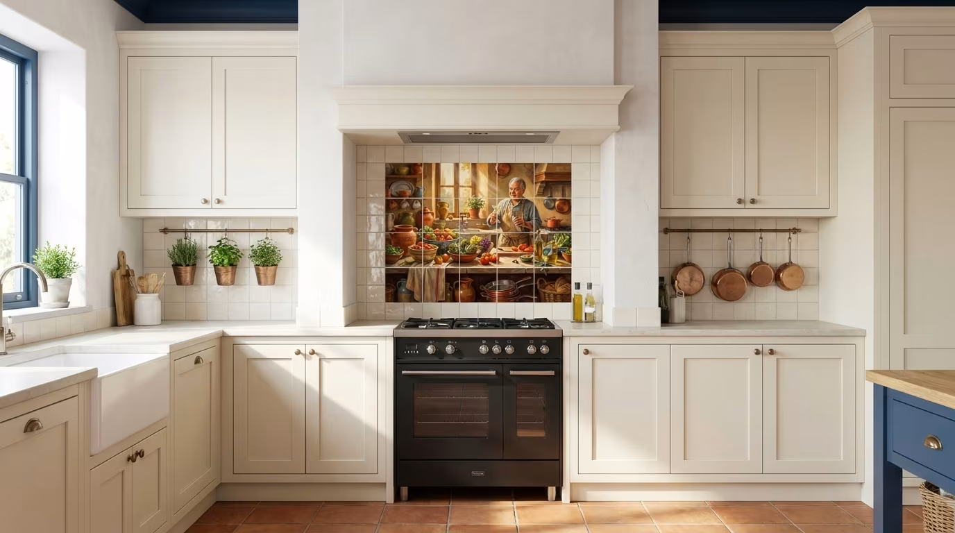 Martini Chef - Tile Mural - Image 2