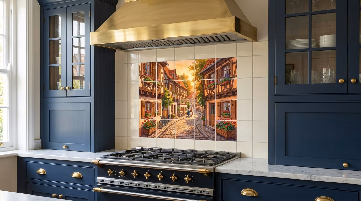 Mes Amis - Tile Mural - Image 2