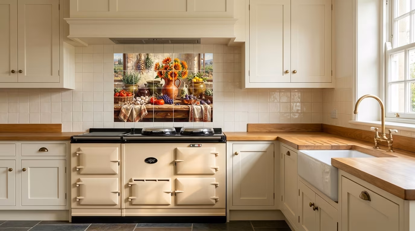 Mexican Sunflower - Tile Mural - Image 2