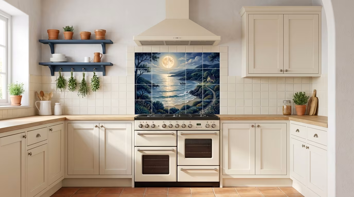 Moonlit Cover - Tile Mural - Image 2