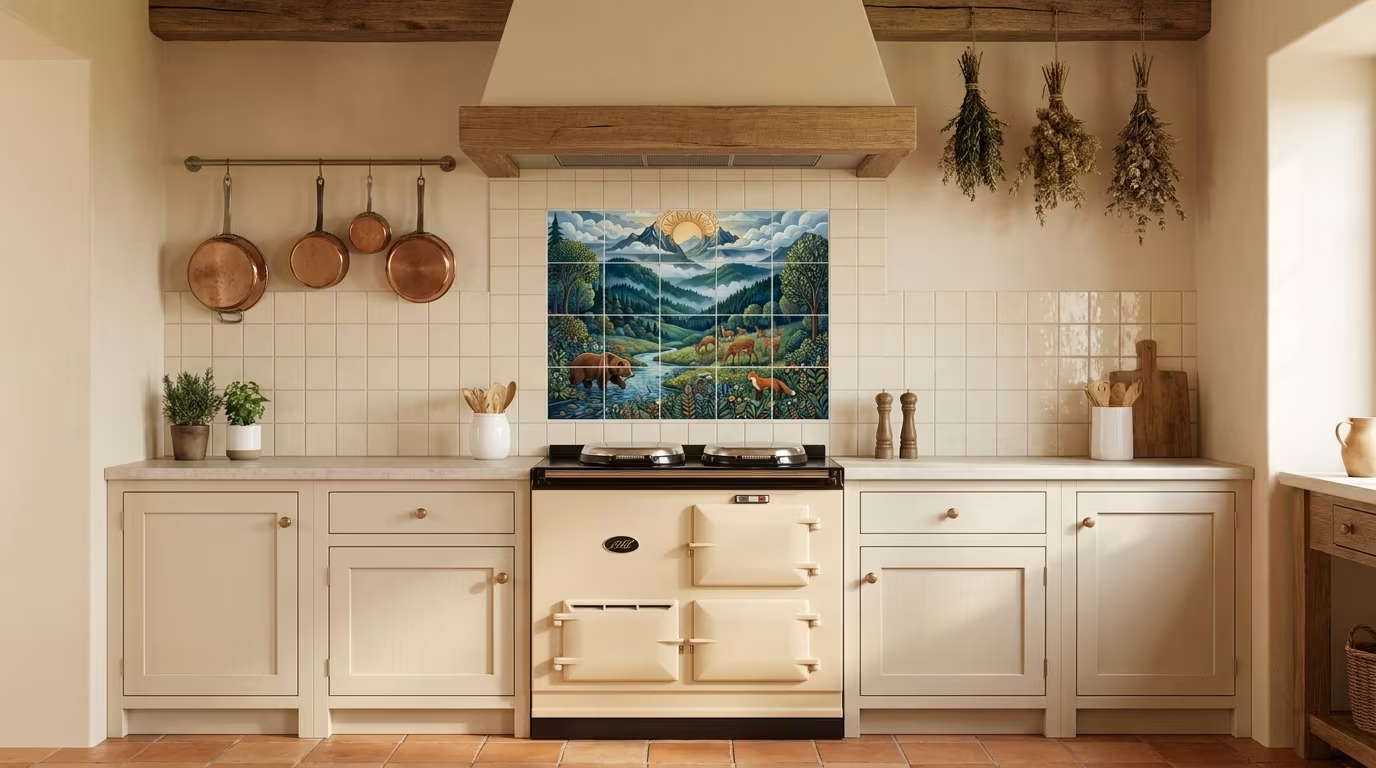 Mountain Melody - Tile Mural - Image 2