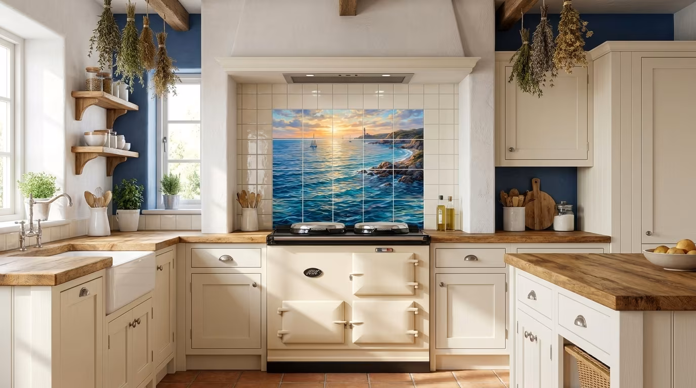 Ocean View - Tile Mural - Image 2