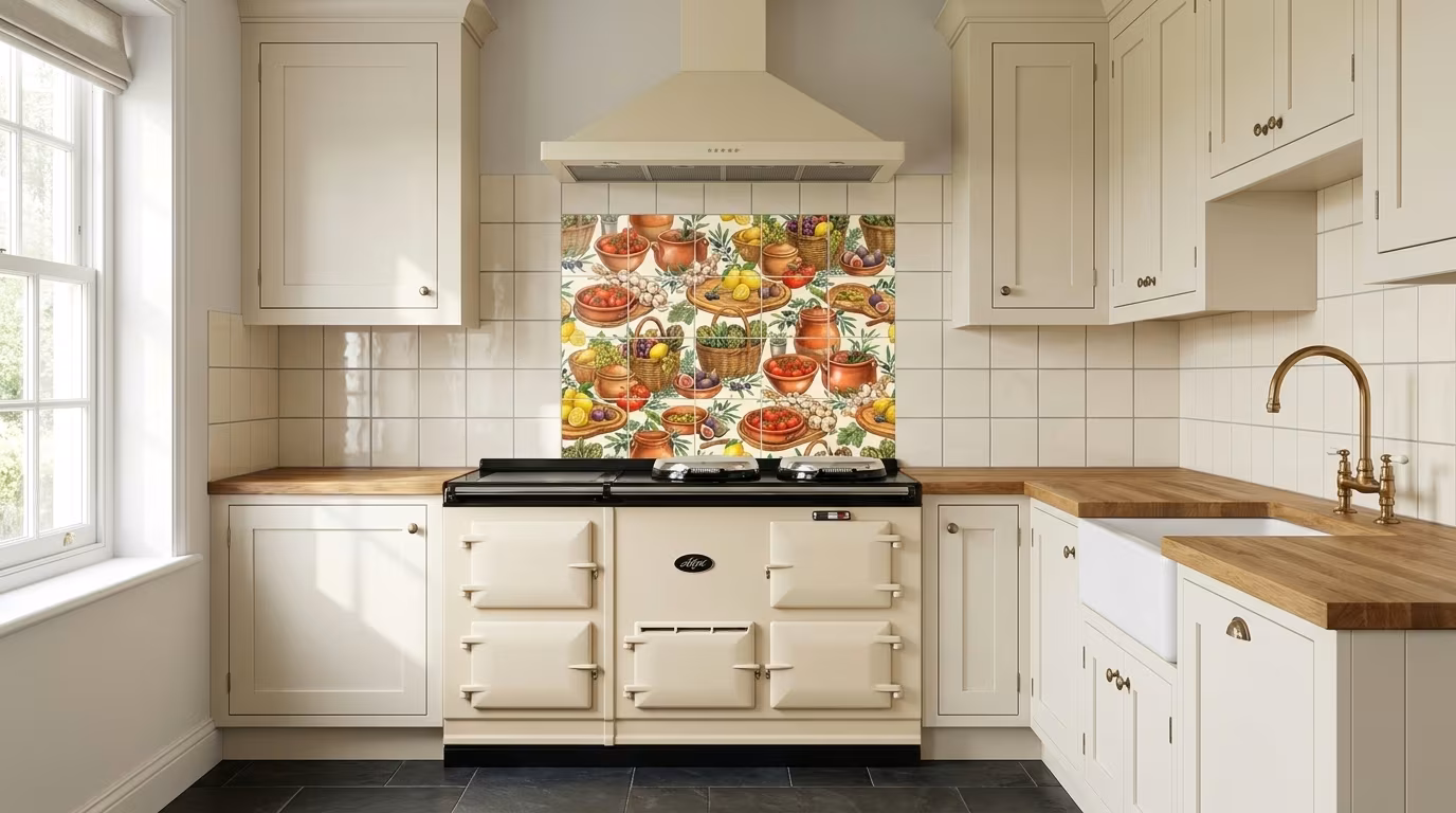 Ole tile mural