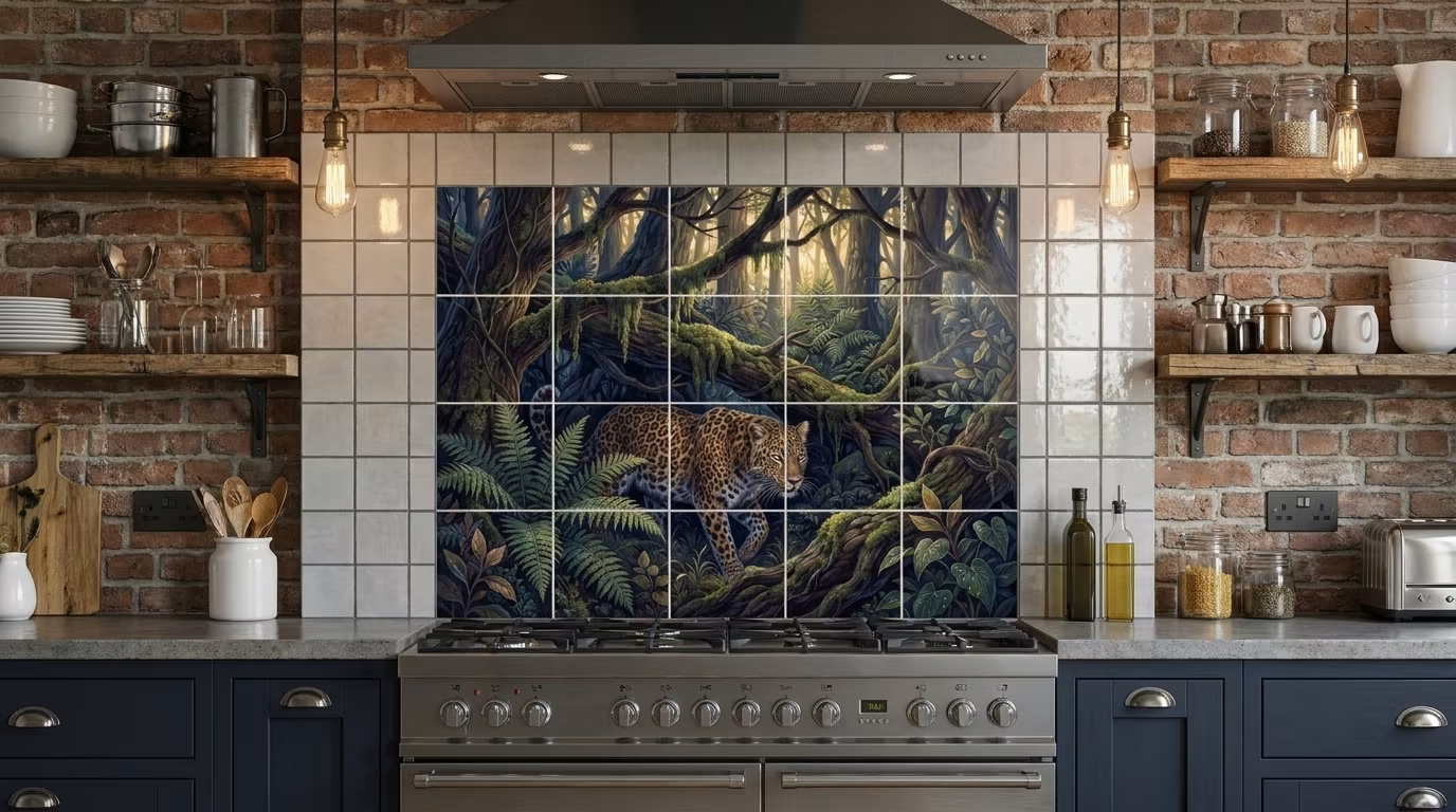 Out of the Darkness - Tile Mural - Image 2