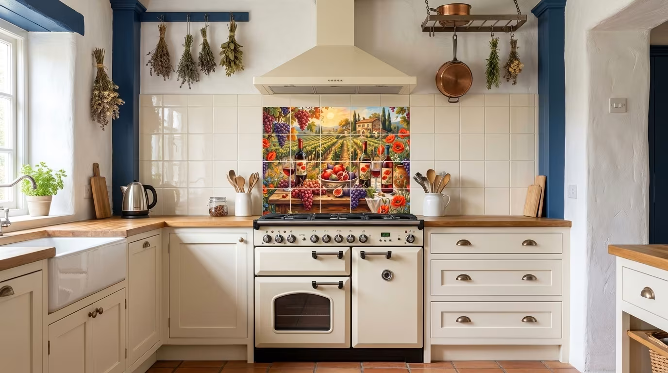 Papaveri Rossi I - Tile Mural - Image 2